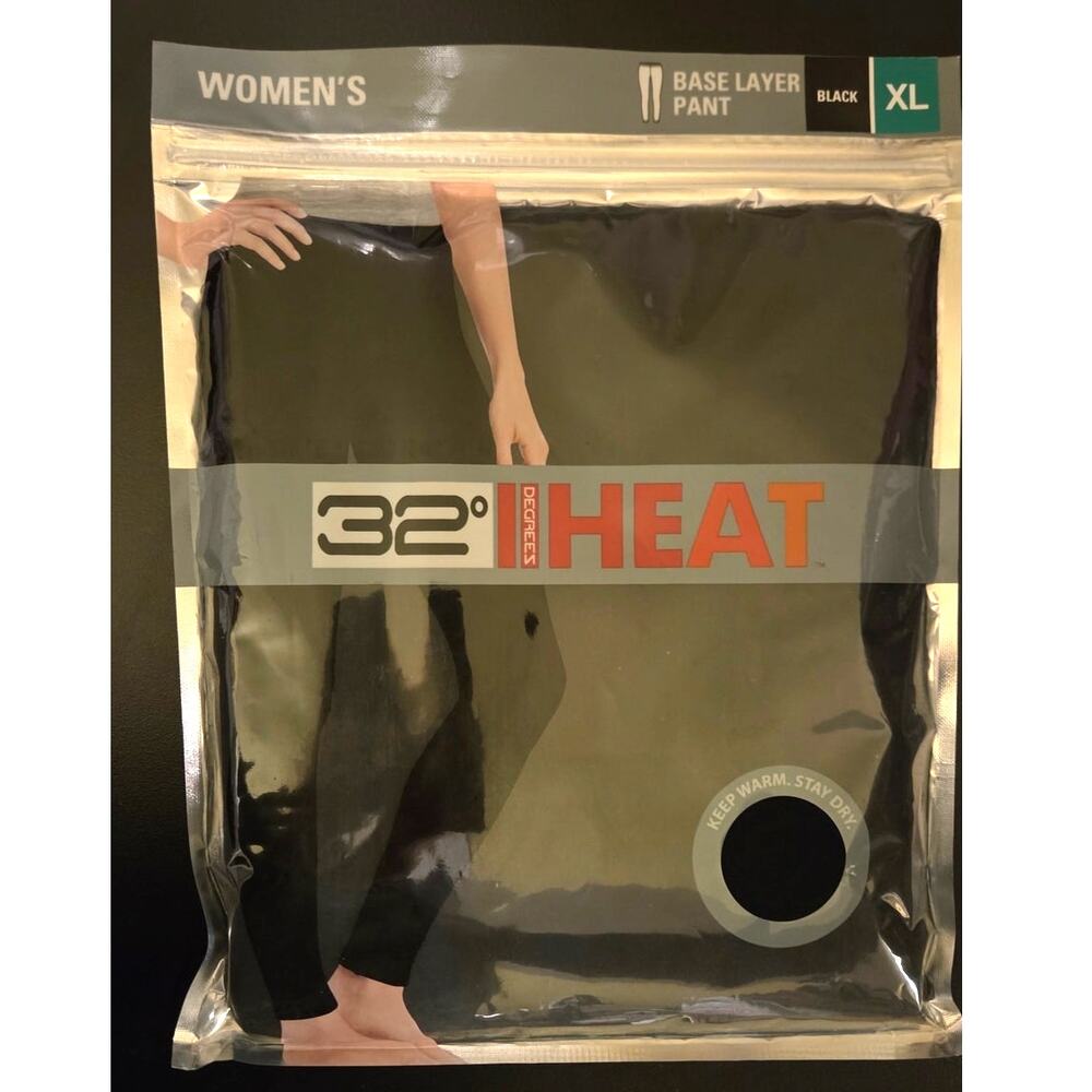 XL Lightweight Base Layer Pants Bottoms 32Degrees Heat New Retail Pack